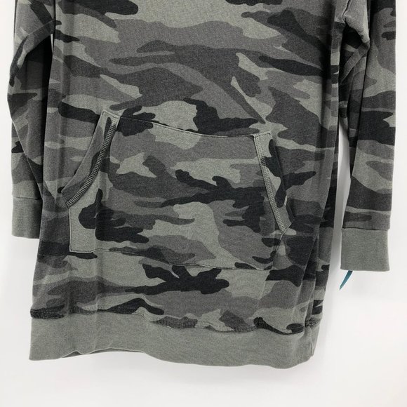 Splendid Green Camouflage Sweater Dress | Made in USA - Picture 5 of 6